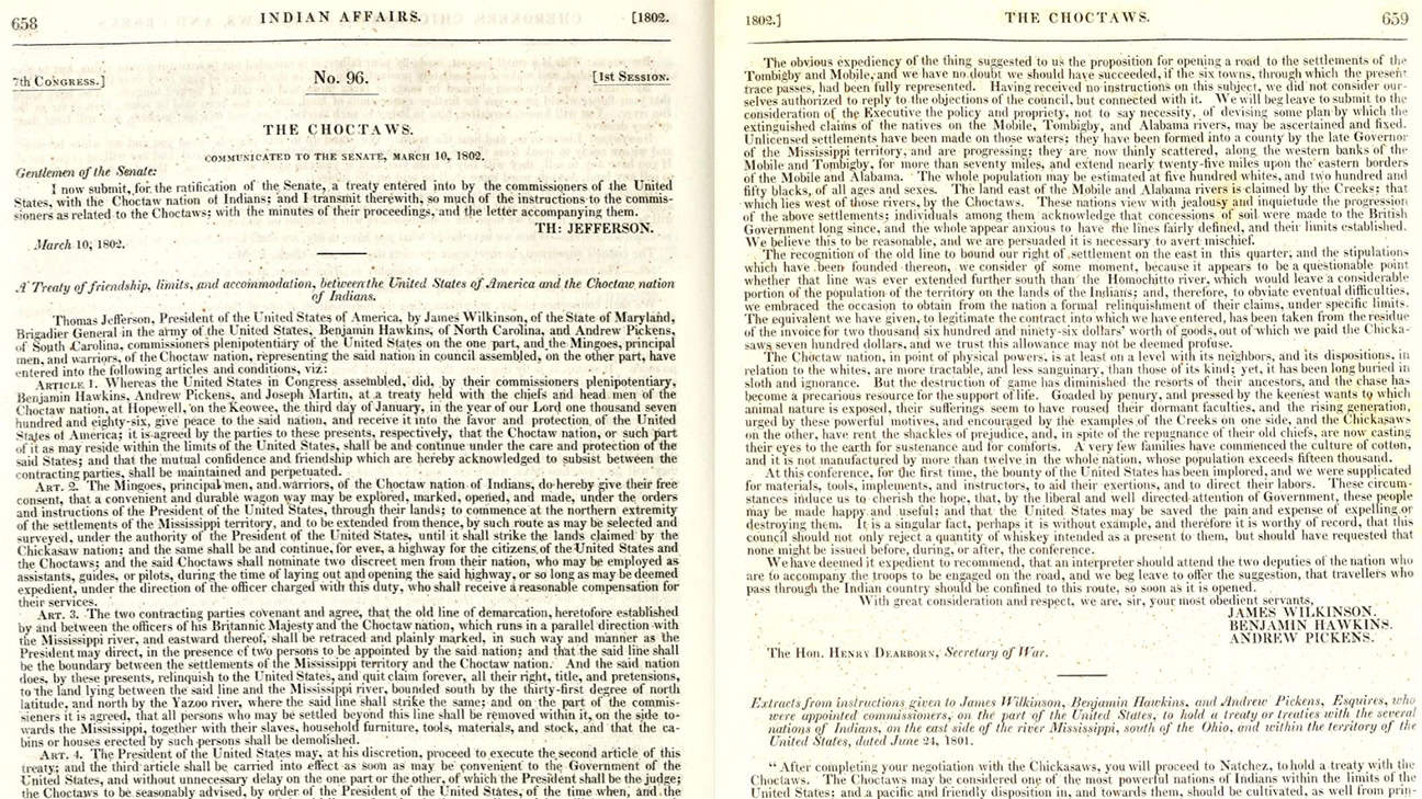 1801 Treaty of Fort Adams