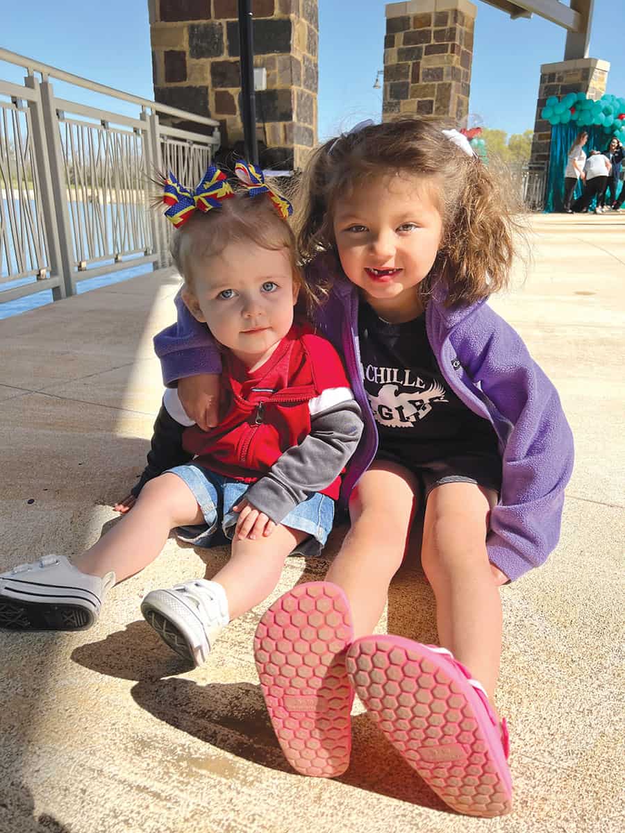 Hazel Germany and Leah Carroll